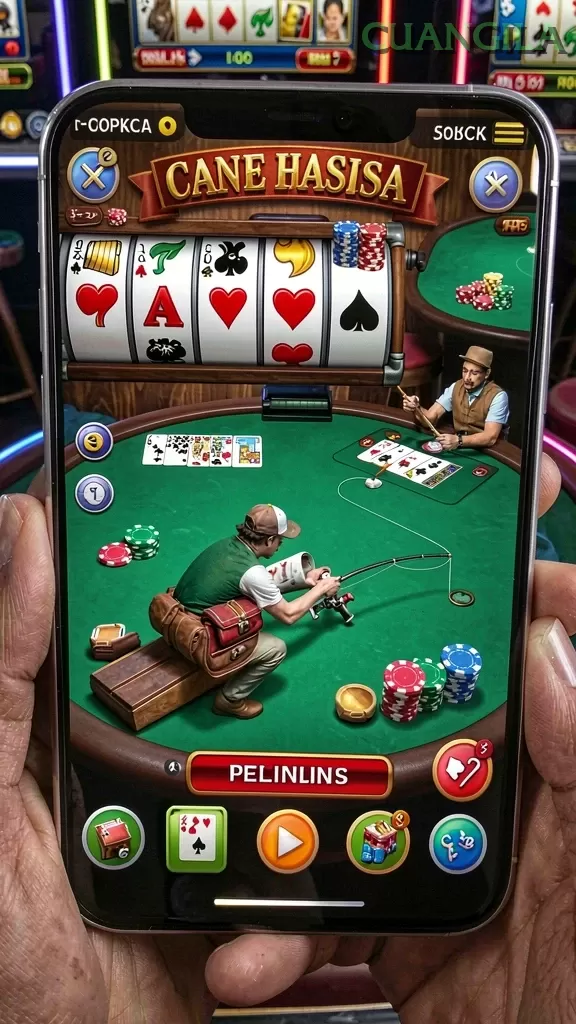 Cuplikan layar COKTOGEL — menu navigasi