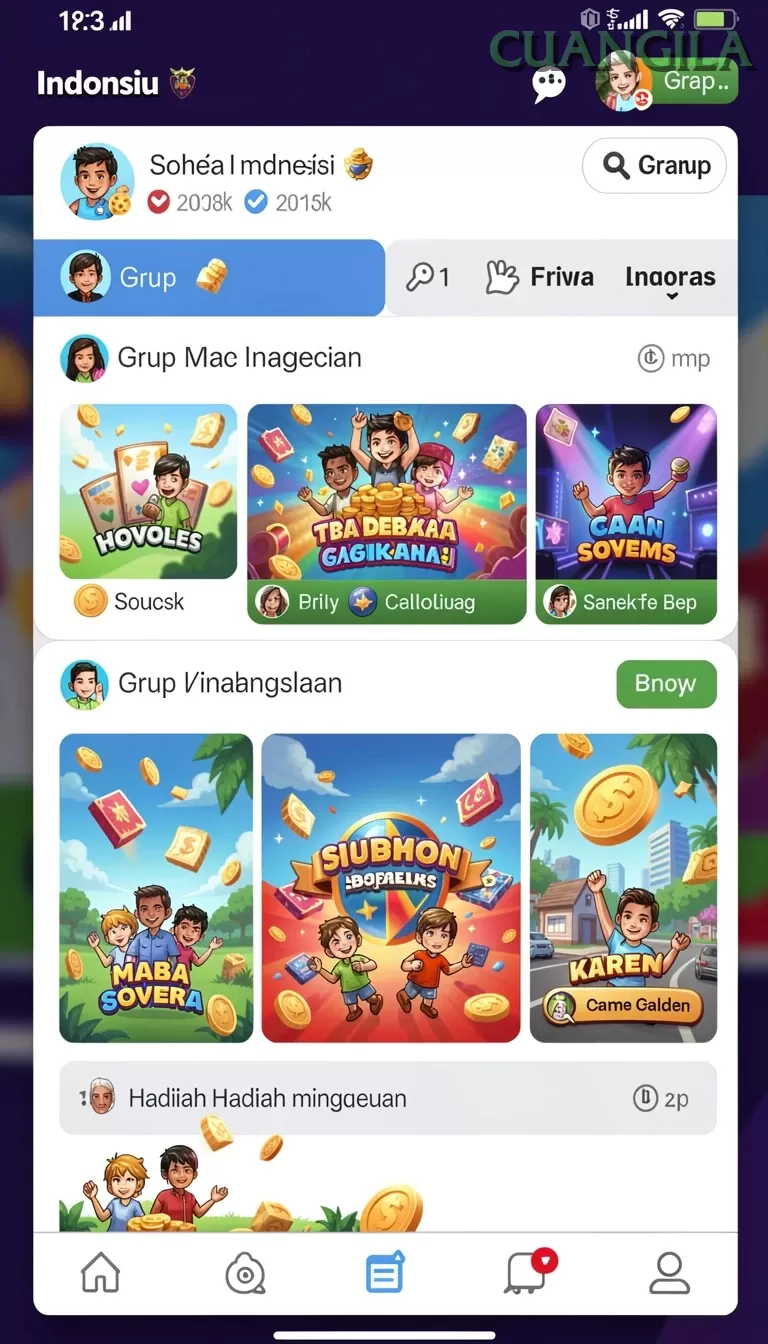 Cuplikan layar 666J — aktivitas