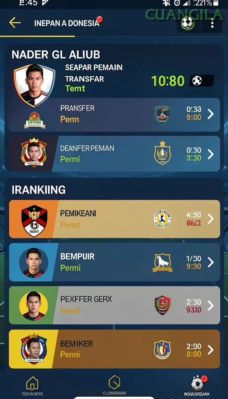 Cuplikan layar 666J — pengaturan akun