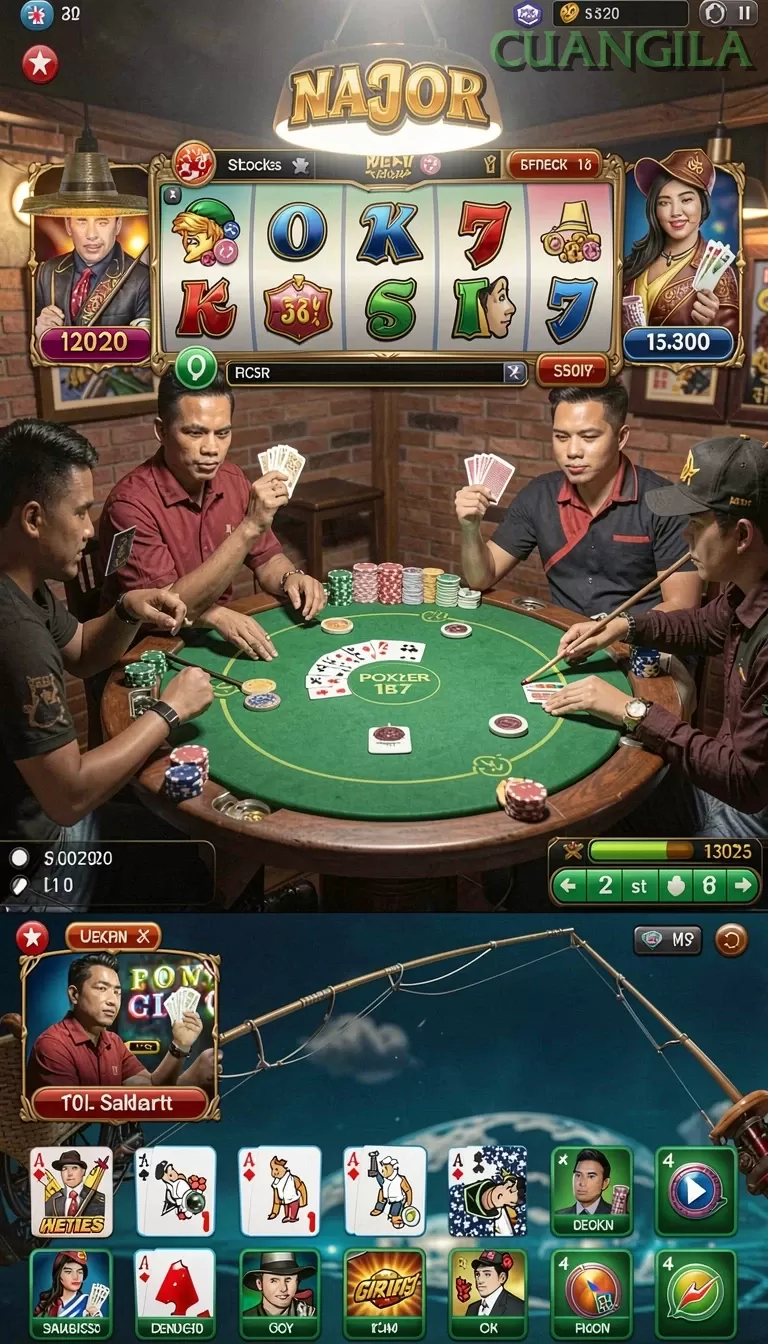 Cuplikan layar ROYAL88 — menu navigasi