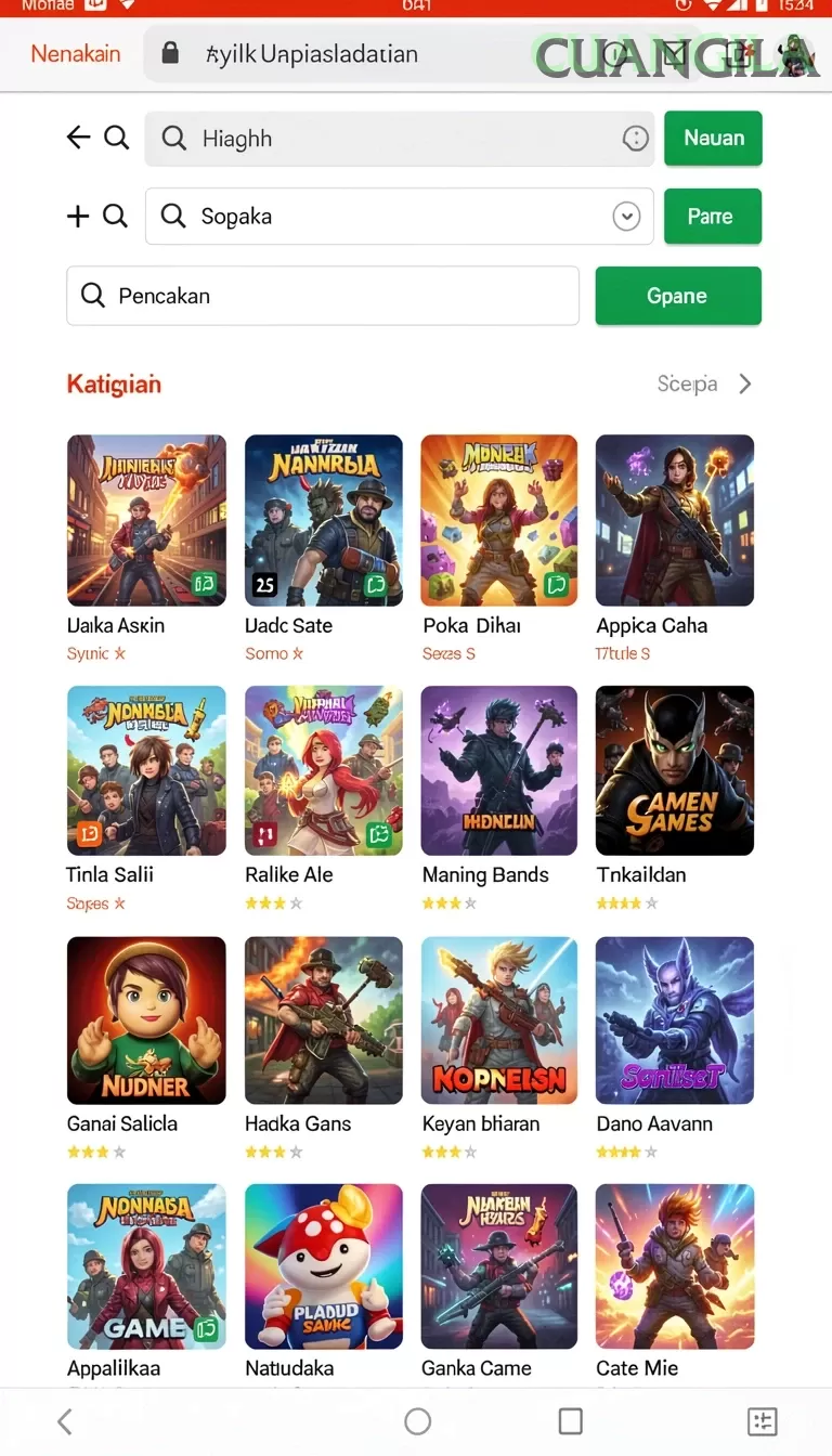 Cuplikan layar COLOKSGP — aktivitas
